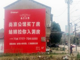  延津县墙体广告在乡镇、农村市场的媒体优势