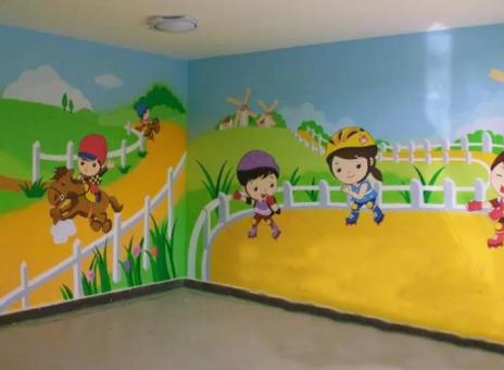 延津县幼儿园墙体彩绘制作流程及注意事项