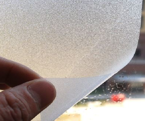  延津县玻璃门外面粘广告用什么材料好？